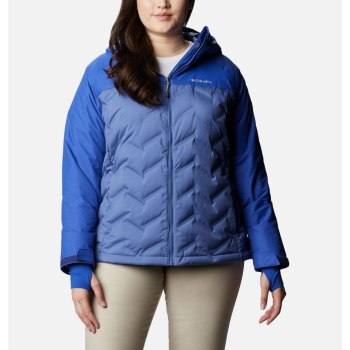 Dámské Bundy Columbia Grand Trek Down Hooded Plus Size Blankyt JAYFTB810